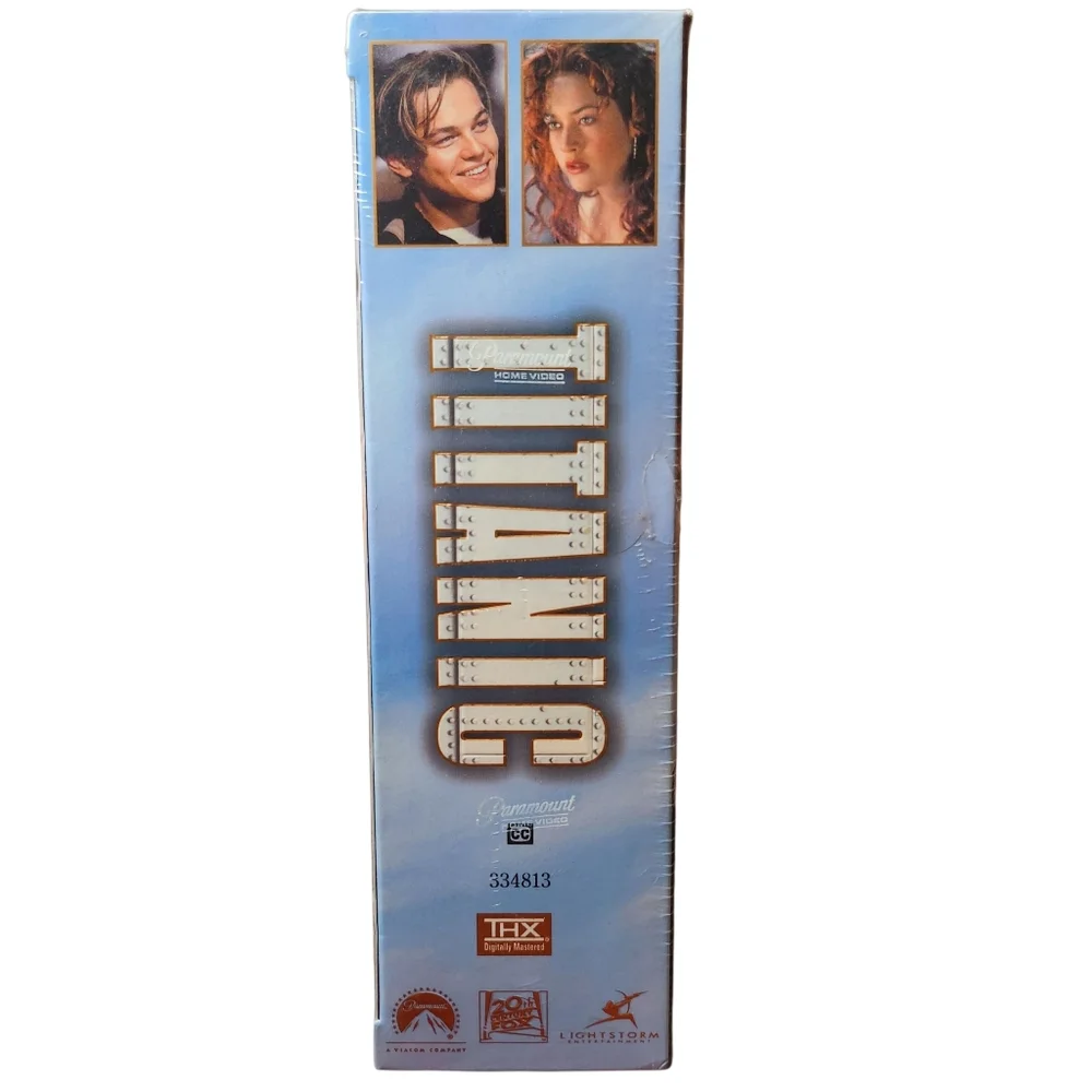 New Sealed 1997 Vhs Cassette Tape Titanic Part 1 & Part 2